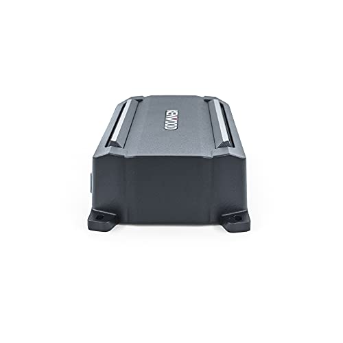 KENWOOD KAC-M5014 4-Channel Compact Digital Amplifier (600W) for Car, Marine, UTV & Motorsport Vehicles, Solid Corrosion-Resistant Aluminum Chassis, IPX6, IPX7 & IP6X Certified and Vibration-Proof KENWOOD KAC-M5014 4-Channel Compact Digital Amplifier (600W) for Car, Marine, UTV & Motorsport Vehicles, Solid Corrosion-Resistant Aluminum Chassis, IPX6, IPX7 & IP6X Certified and Vibration-Proof